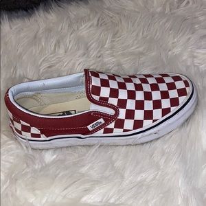 Checkered Vans Slip On